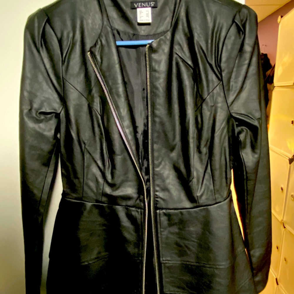 VENUS Faux leather jacket NWOT